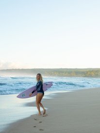 1mm POP Surf - Long Sleeve Front Zip Bikini Cut Shorty for Women  ERJW403021