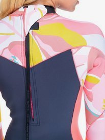7 2/2mm Syncro - Springsuit Back Zip pour Femme Gris ERJW403035 Roxy
