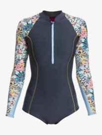 10 1mm Marine Bloom - Front Zip Springsuit for Women  ERJW403039 Roxy