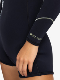 14 2mm Swell Series - Long Sleeve Back Zip Springsuit for Women Black ERJW403054 Roxy