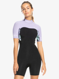 2mm Swell Series - Short Sleeve Back Zip Springsuit for Women  ERJW503027