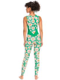 9 Womens 1.5mm POP Surf Long Jane Springsuit Green ERJW703016 Roxy
