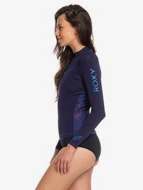 1 1mm Syncro Long Sleeve Wetsuit Top Blue ERJW803008 Roxy