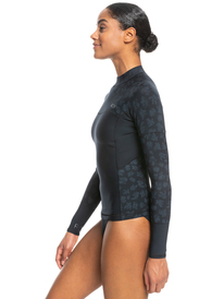 1 Womens 1mm Swell Series Neoprene Wetsuit Jacket Black ERJW803026 Roxy
