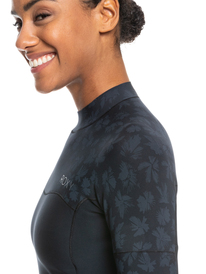 2 Womens 1mm Swell Series Neoprene Wetsuit Jacket Black ERJW803026 Roxy