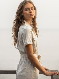 1 Beach Wonderland - Kurzärmliger Jumpsuit für Frauen  ERJWD03546 Roxy