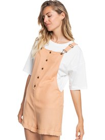 1 Back To Goodbye Short Overalls Brown ERJWD03617 Roxy