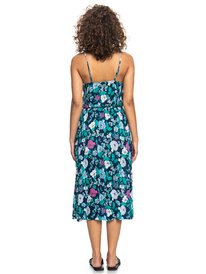 roxy, Платье на бретелях миди Land Of All, MOOD INDIGO BLOSSOM BABE (bsp6) Land Of All - Strappy Midi Dress for Women ERJWD03620