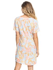 5 Womens All Eyes On Love Long Sleeve Dress Blue ERJWD03627 Roxy