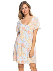 0 Womens All Eyes On Love Long Sleeve Dress Blue ERJWD03627 Roxy