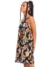 1 Sweet Whisper Woven Dress Blue ERJWD03630 Roxy
