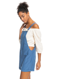 1 Back To Goodbye Short Overalls Blue ERJWD03647 Roxy