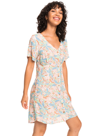 4 Womens Keep On Loving Dress Green ERJWD03653 Roxy