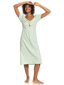 6 Summertime Feeling Midi Dress Green ERJWD03661 Roxy