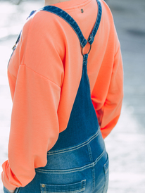 Feeling Of Love - Short Dungarees for Women  ERJWD03671