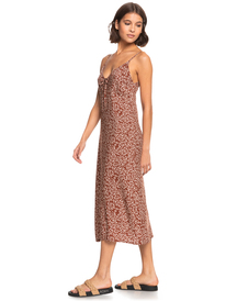 3 Womens Lady Winter Midi Dress Brown ERJWD03677 Roxy