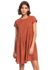 4 Womens Blue Vibes Mini Dress  ERJWD03678 Roxy