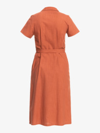 9 Womens Alright Dear Midi Wrap Dress Pink ERJWD03684 Roxy
