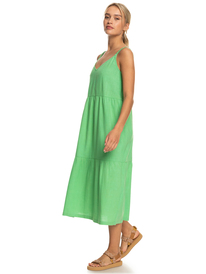1 Waiting Line - Robe midi pour Femme Vert ERJWD03699 Roxy