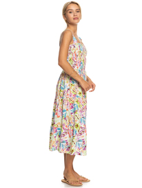 1 Honeymoon Avenue Printed - Midikleid für Frauen Weiss ERJWD03714 Roxy