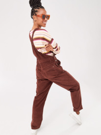 2 Eternal Change - Corduroy Dungarees for Women Red ERJWD03744 Roxy