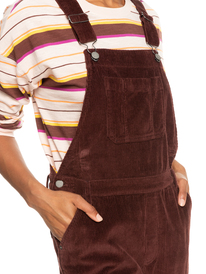 7 Eternal Change - Corduroy Dungarees for Women Red ERJWD03744 Roxy
