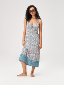 4 Womens Lady Winter Strappy Midi Dress Pink ERJWD03760 Roxy