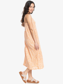 1 Womens Waiting Line Again Strappy Dress Orange ERJWD03765 Roxy