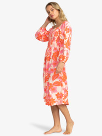 1 Womens Sunshine Spirit Midi Dress Orange ERJWD03766 Roxy