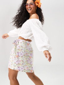 1 Womens Sea Flow Mini Skirt Purple ERJWK03145 Roxy