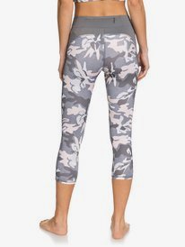 roxy, Take Me To The Beach Legging de sport corsaire UPF 50, CHARCOAL HEATHER DARWIN S (szch) Take Me To The Beach - UPF 50 Capri Sports Leggings ERJWP03029