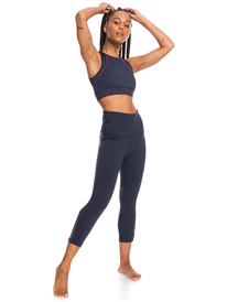 5 Interstellar Disco - Capri-Workout-Leggings für Frauen Blau ERJWP03037 Roxy