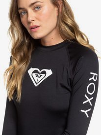 2 Whole Hearted - Langärmliger Rashguard mit UPF 50 für Frauen Schwarz ERJWR03408 Roxy