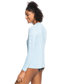 1 Womens Beach Classics Long Sleeve UPF 50 Rash Vest Blue ERJWR03424 Roxy