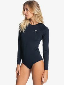 4 Essentials - Bañador de una pieza de manga larga para Mujer Negro ERJWR03432 Roxy