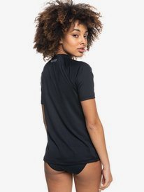 roxy, Womens Beach Classics Short Sleeve UPF 50 Rash Vest, ANTHRACITE (kvj0) BEACH CLASSICS SS ERJWR03514