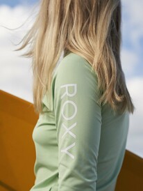 2 Whole Hearted - Langärmliger Rashguard mit UPF 50 für Frauen Grün ERJWR03547 Roxy