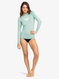 3 Whole Hearted Long Sleeve UPF 50 Rashguard Blue ERJWR03547 Roxy