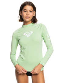 3 Whole Hearted - Langärmliger Rashguard mit UPF 50 für Frauen Grün ERJWR03547 Roxy
