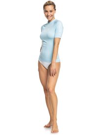 2 Whole Hearted - Short Sleeve UPF 50 Rash Vest for Women Blue ERJWR03548 Roxy