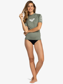 3 Whole Hearted - Lycra manches courtes UPF 50 pour Femme Vert ERJWR03548 Roxy