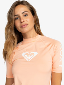 2 Whole Hearted - Lycra manches courtes UPF 50 pour Femme Rose ERJWR03548 Roxy