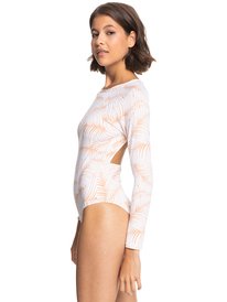 Palm Tree Dreams Long Sleeve One-Piece Swimsuit