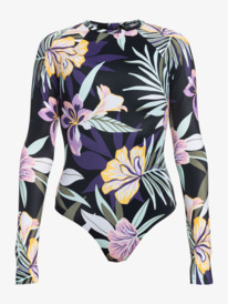 5 ROXY Active - Langärmliger Rashguard-Einteiler für Frauen Schwarz ERJWR03593 Roxy