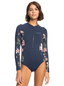 Roxy Into The Sun - Long Sleeve One-Piece Swimsuit for Women  ERJWR03649