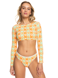 Wavy Babe Cropped Long Sleeve Rashguard | Roxy