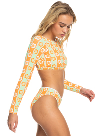 Wavy Babe Cropped Long Sleeve Rashguard | Roxy