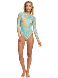 7 Roxy Pro The Overhead - Bañador entero de manga larga para Mujer Azul ERJWR03667 Roxy