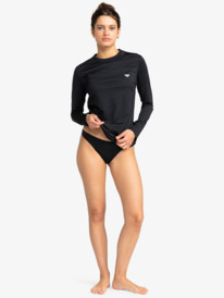 2 New Enjoy Waves Long Sleeve Rashguard Black ERJWR03698 Roxy