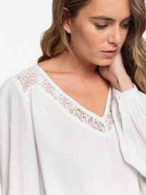 2 Before The Sun - Blouse manches longues pour Femme Blanc ERJWT03386 Roxy